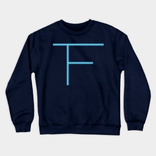 Tissue Faucet blue glow logo Crewneck Sweatshirt